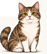 Brown Tabby & White
